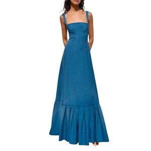 Couper MARGARET OCEAN TIE BACK GOWN S